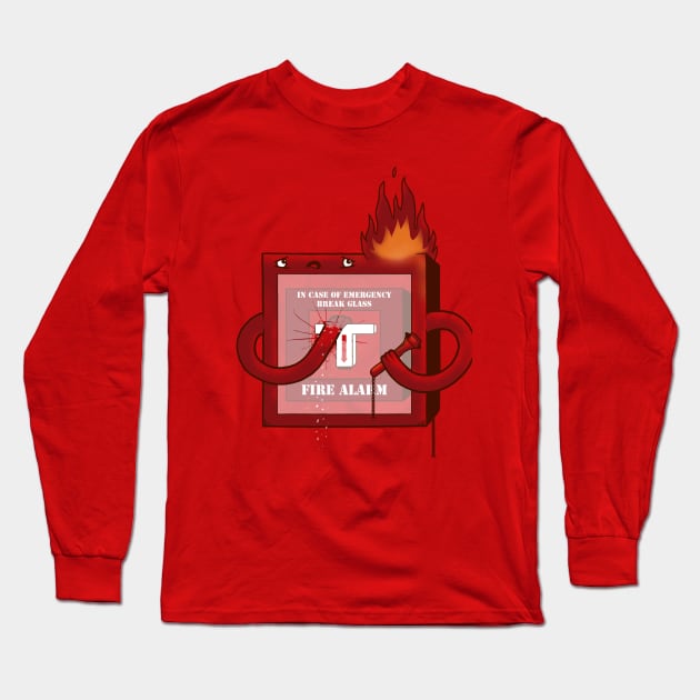 Fire safety Long Sleeve T-Shirt by Randyotter